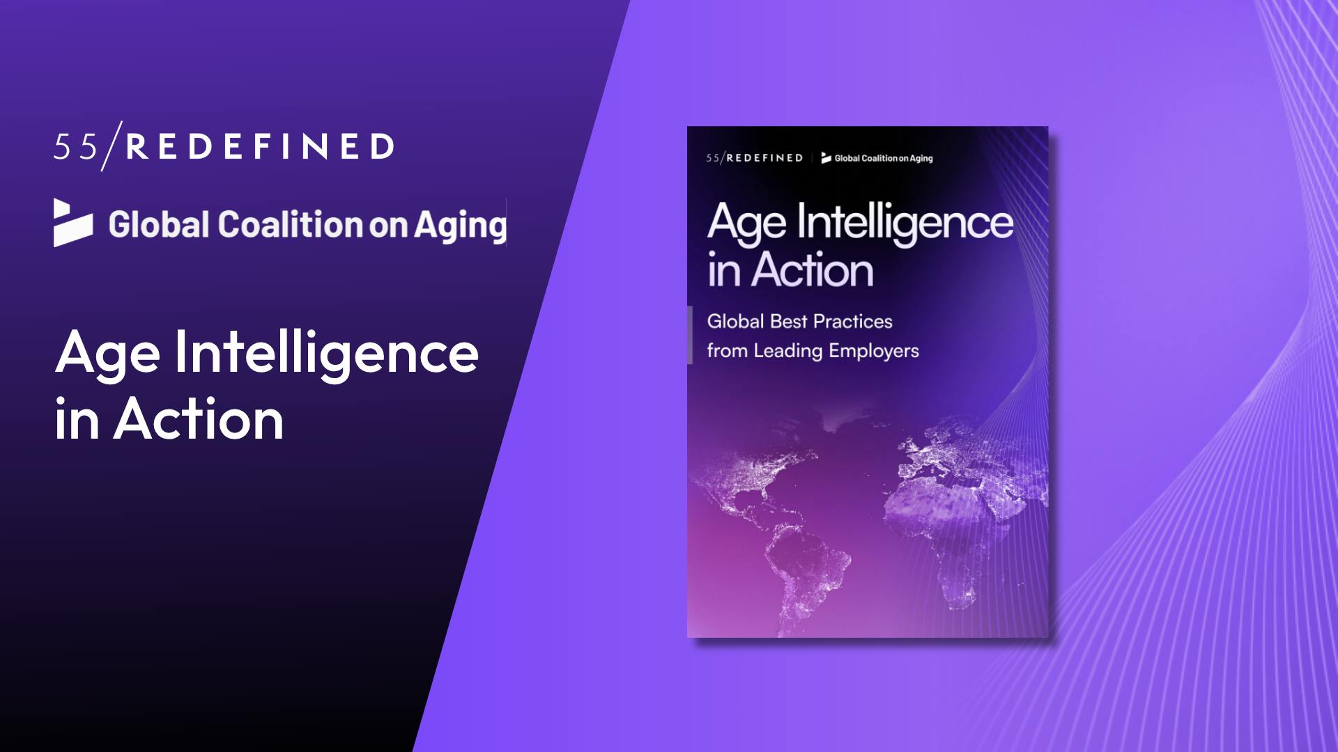 Age Intelligence Report Cover on a Purple background