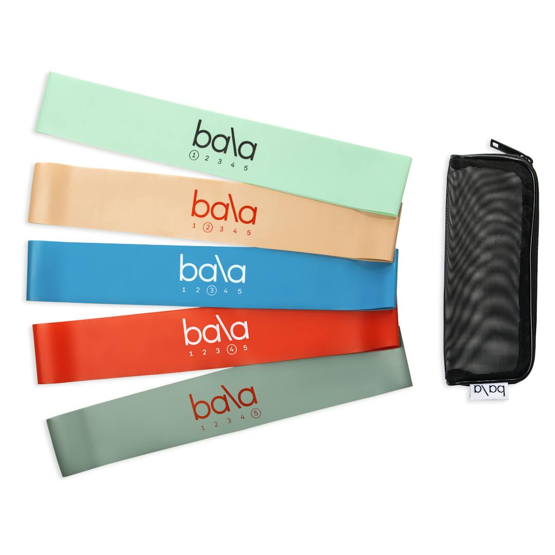 Bala resistance bands, set of five