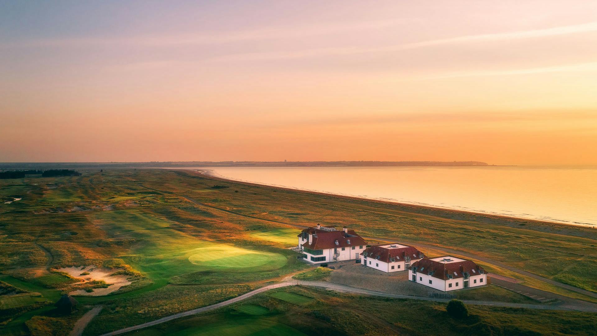 Princes Golf Club at sunset