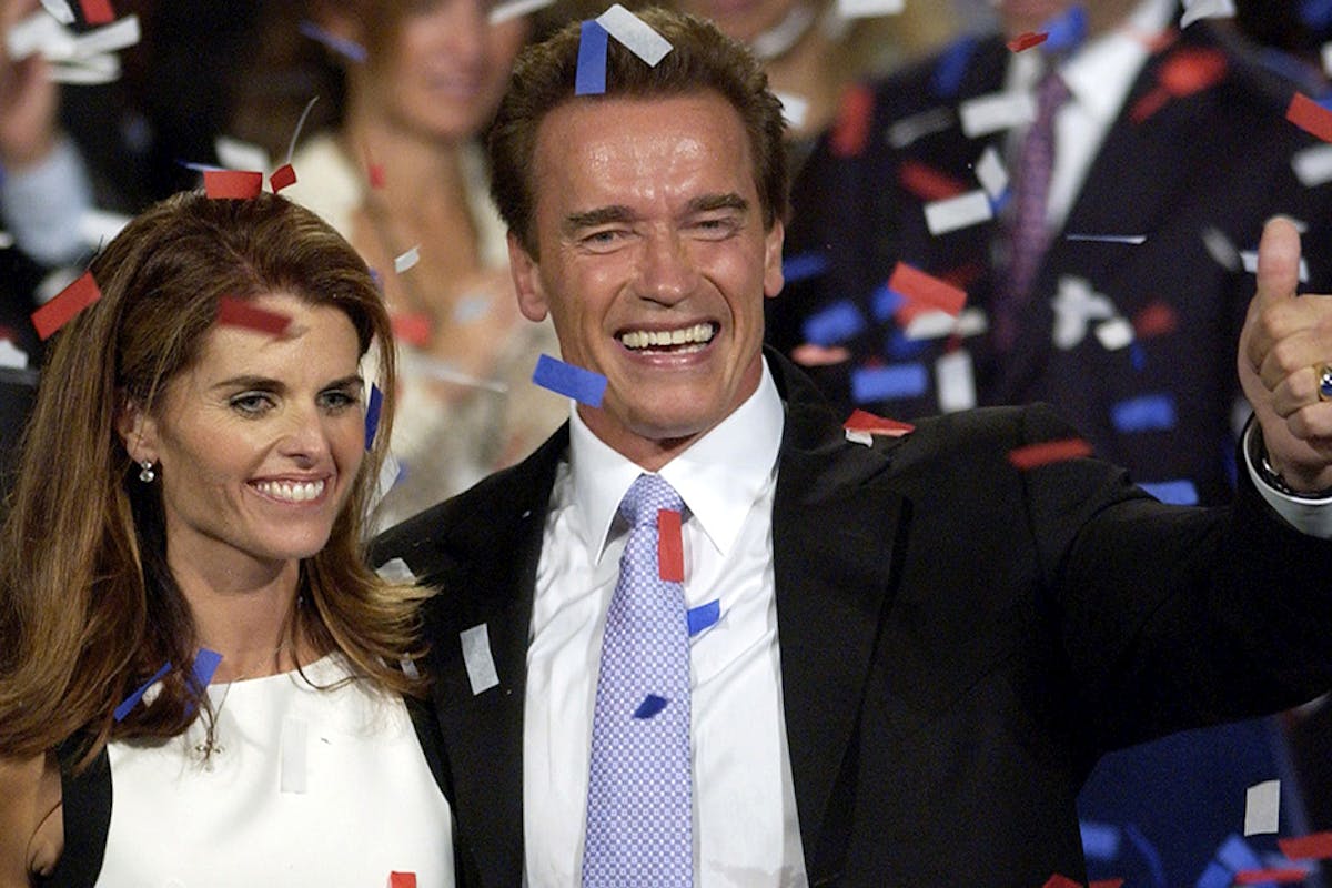 Schwarzenegger's journey of reinvention reached new heights when he stepped into the political arena. Schwarzenegger's journey of reinvention reached new heights when he stepped into the political arena.