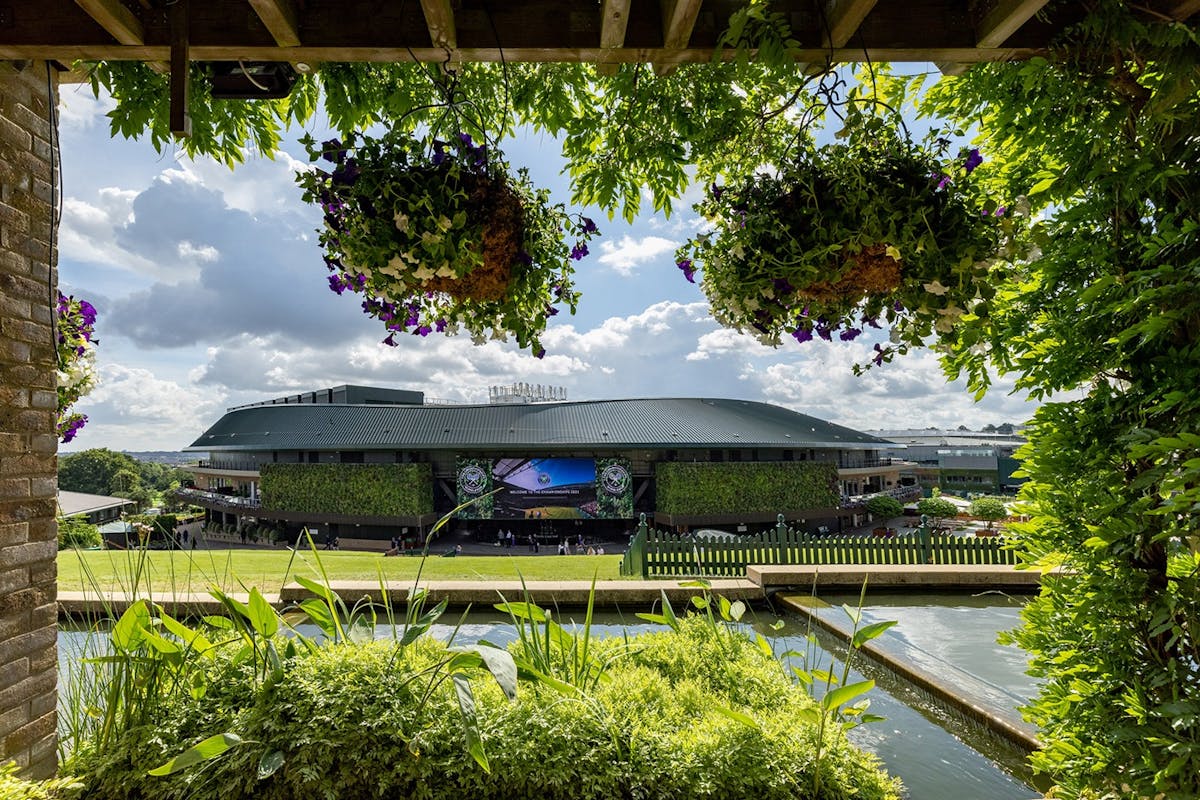 Wimbledon is a beautiful setting for tennis